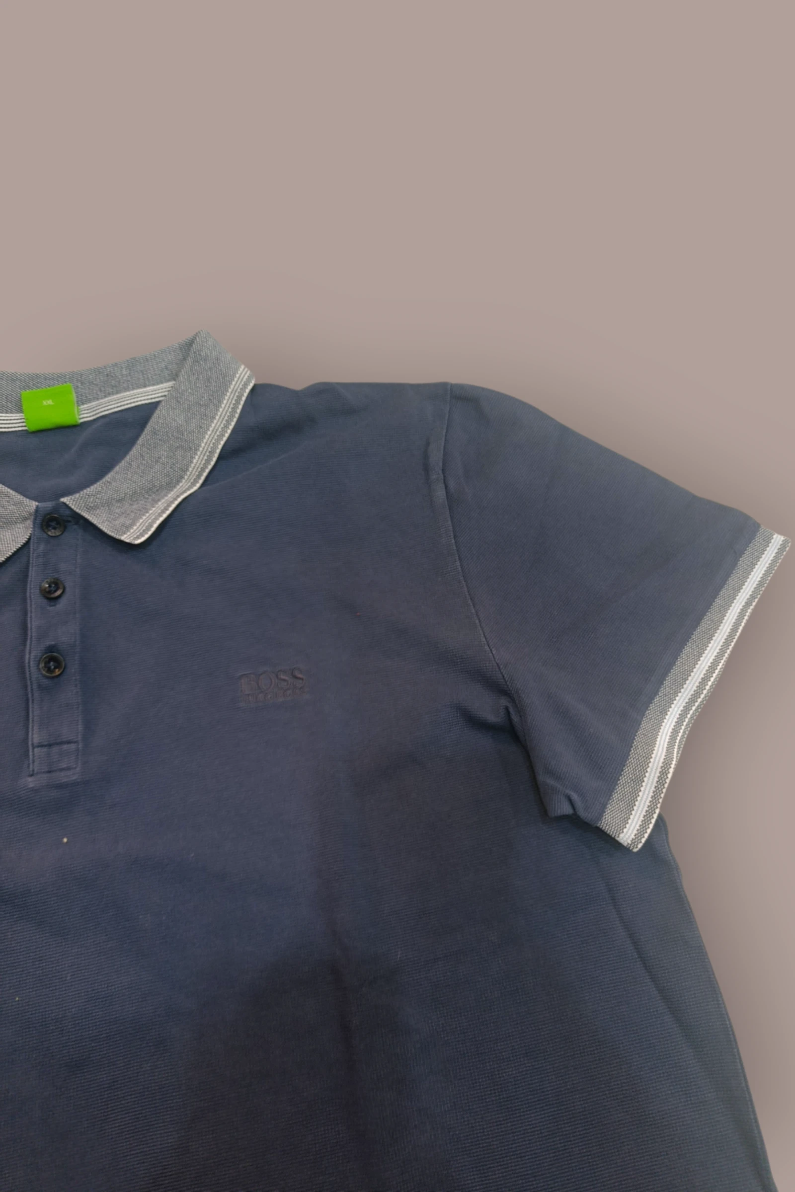 | Polo Hugo Boss Homem | Cor Azul Marinho | Algodão | Tamanho XXL | – photo 6